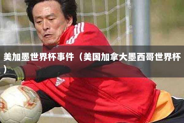 美加墨世界杯事件（美国加拿大墨西哥世界杯）